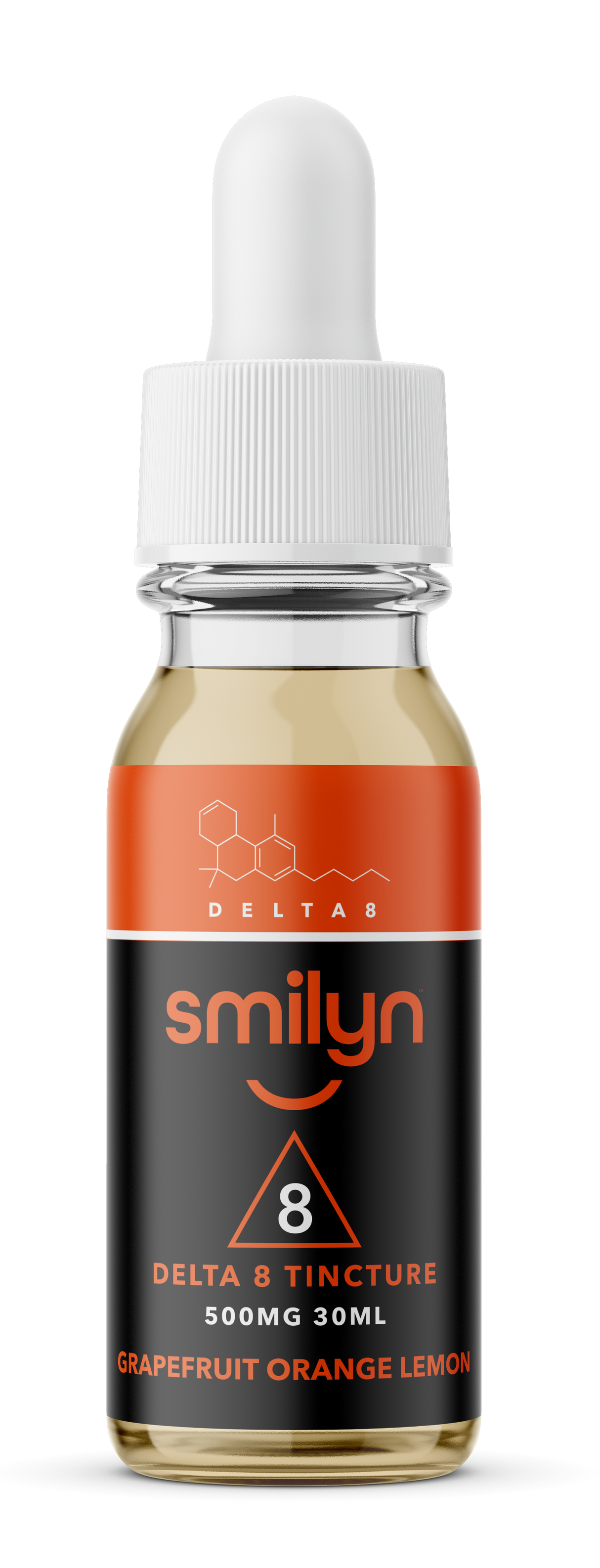 Smilyn Wellness Delta 8 Tinctures Grapefruit Orange Lemon