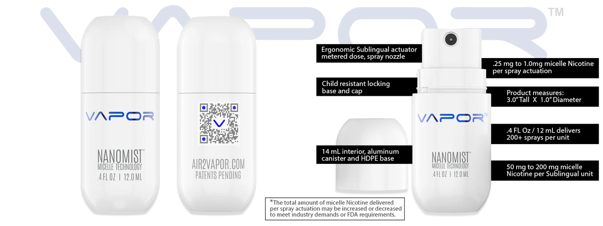 AIR2 VaporEFX Tobacco-Free Nicotine Spray