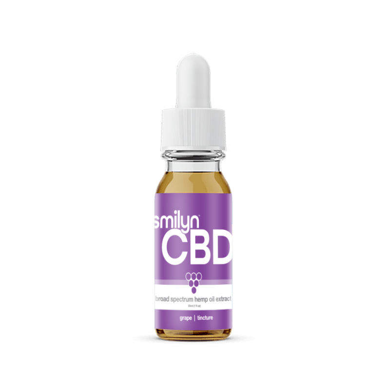 Smilyn Wellness CBD Tincture Grape