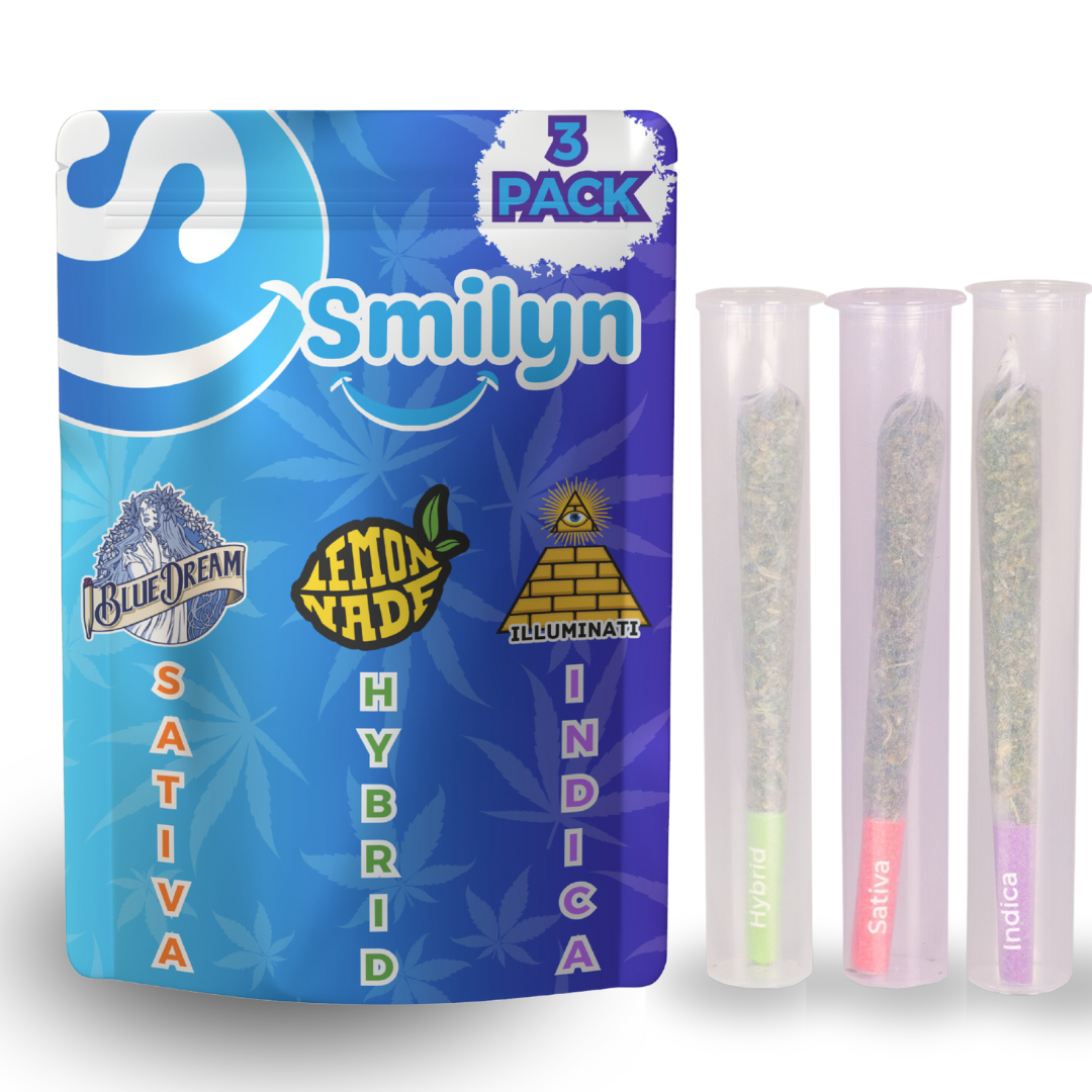 Smilyn THC-A Prerolls 3-Pack