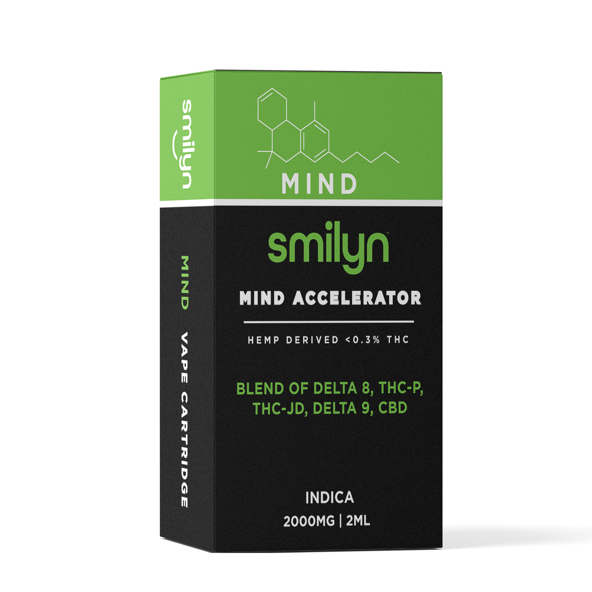 Smilyn MIND Accelerator Vape Cartridge - Indica Bubba Kush – Smilyn ...