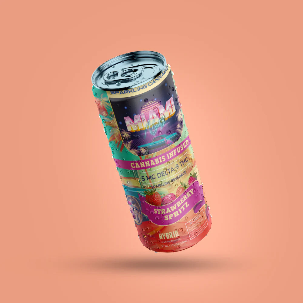 Miami Nights 305 Sparkling Cannabis THCA Infused Drink