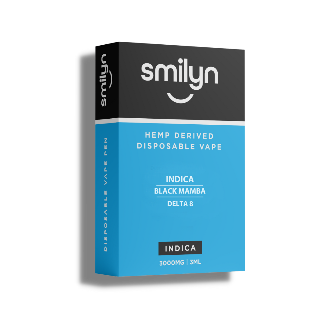 Smilyn Delta 8 3ML Disposable Vapes - Black Mamba – Smilyn Wellness