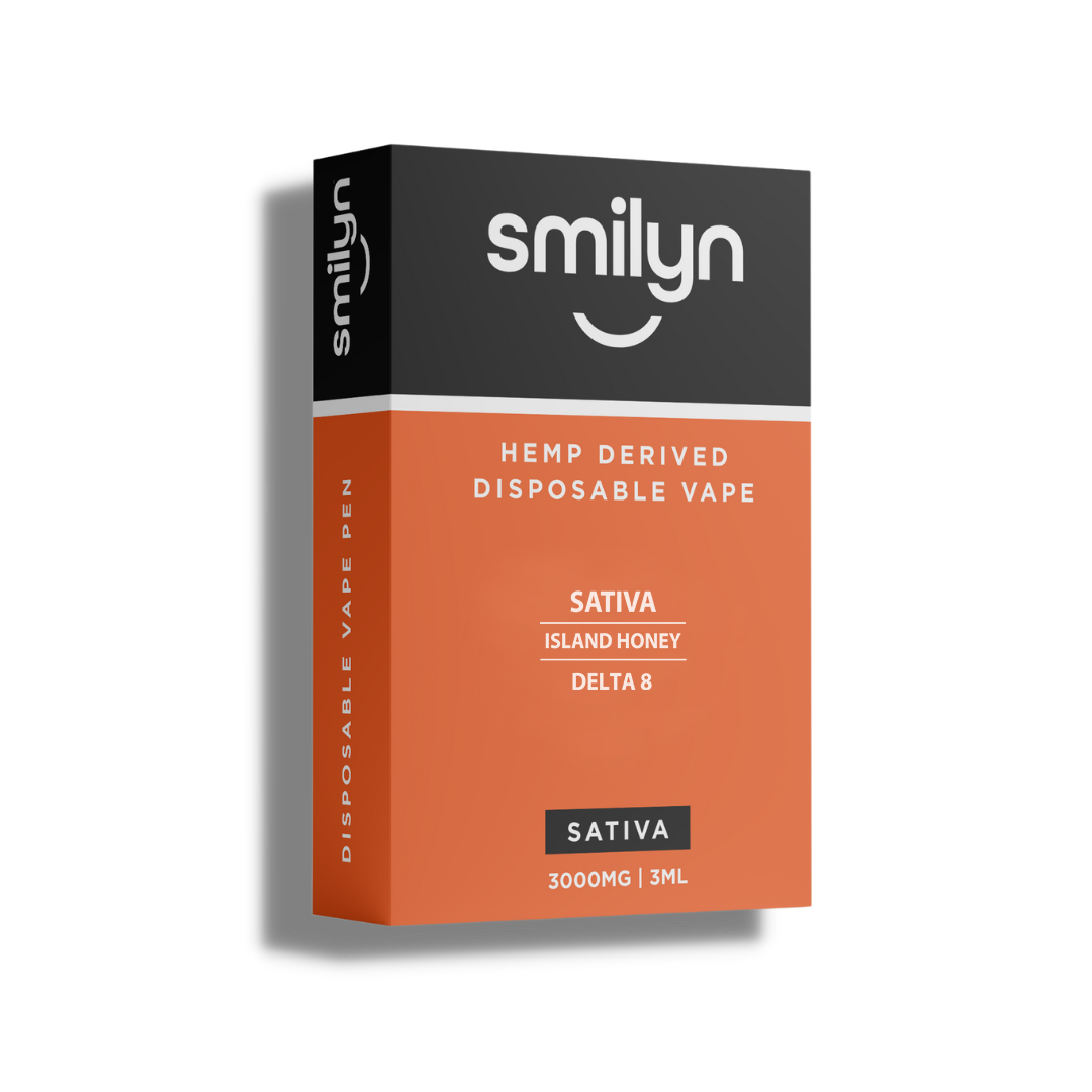 Smilyn Delta 8 3ml Disposable Vapes Island Honey Smilyn Wellness 7567