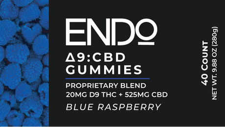 ENDO 20MG D9:525MG CBD Gummies