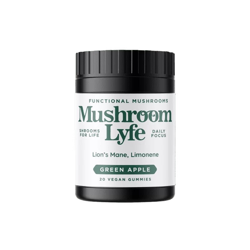 Mushroom Lyfe Functional Green Apply Gummies - Focus