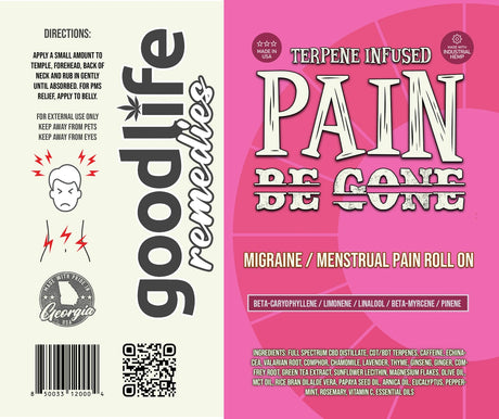 GOOD LIFE : Pain Be Gone Migraine/Menstrual Roll-On