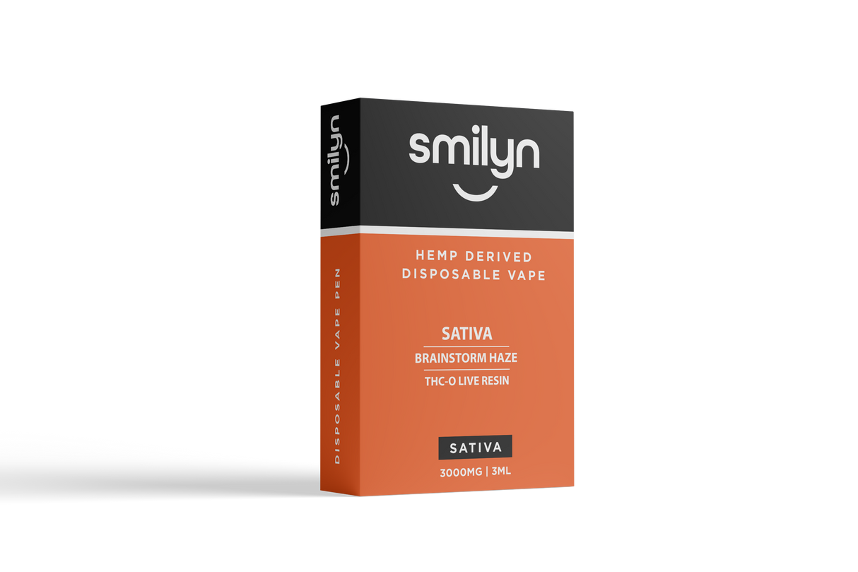 Smilyn Live Resin THC-B 3ml Disposable Vape - Brainstorm Haze
