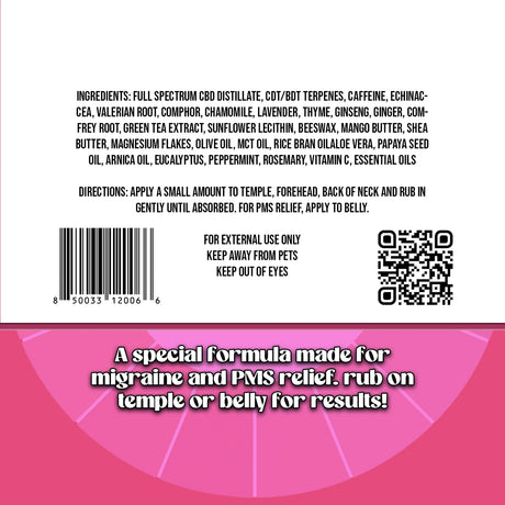 GOOD LIFE : Pain Be Gone Migraine/Menstrual Salve