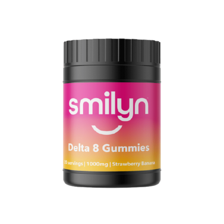 Smilyn Wellness Delta 8 Gummies - Strawberry Banana